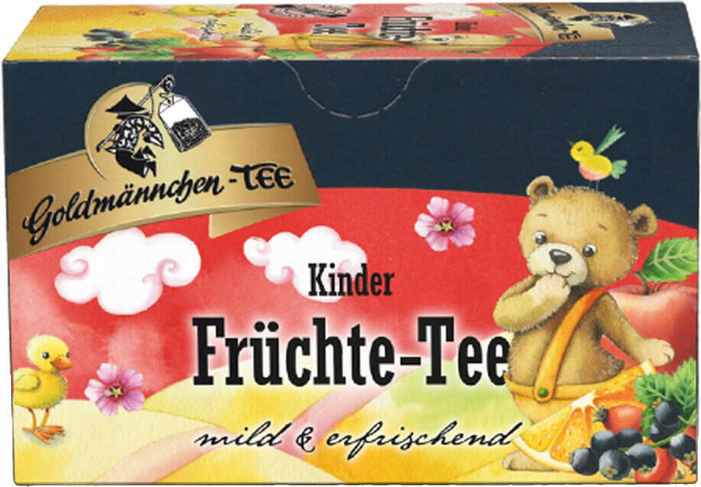 Goldmännchen Kinder Früchtetee, 20 einzeln versiegelte Produktbild 