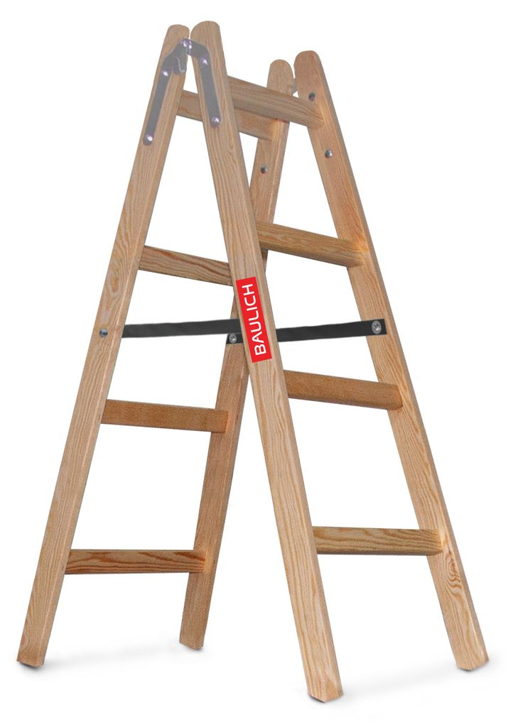 Baulich | Scala in legno - 2 x 4 gradini - bilaterale - in Immagine del prodotto 