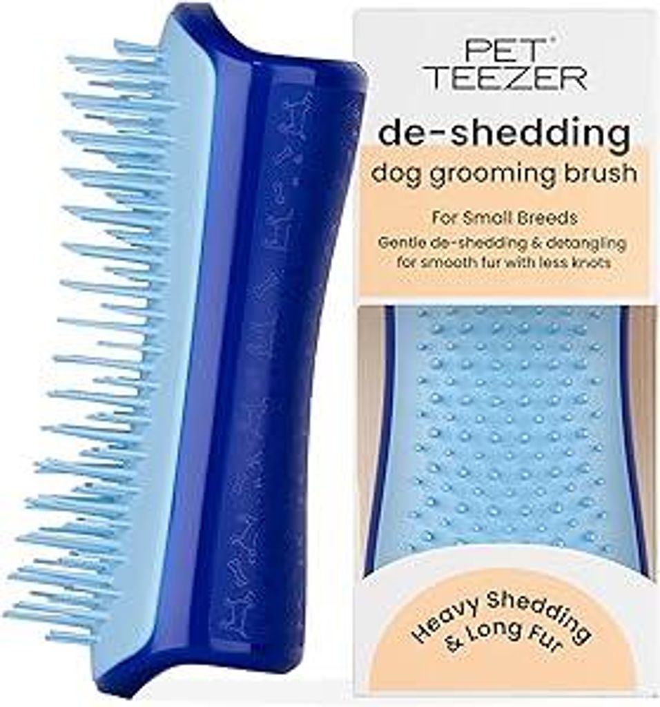 Tangle Teezer Pet Teezer Fellpflegebürste für kleine Hunde – Hundebürste für Trocken- oder Badegebrauch – Die perfekte Bürste für Hunde ...