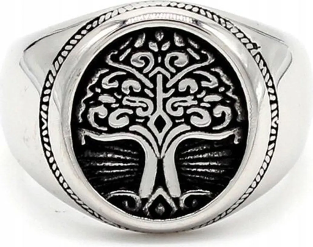 Anello Albero della Vita Vichingo Yggdrasil - Gioielli Mitologia Norrena