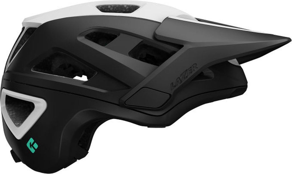 LAZER MTB-Helm Jackal KinetiCore, Matte White Black