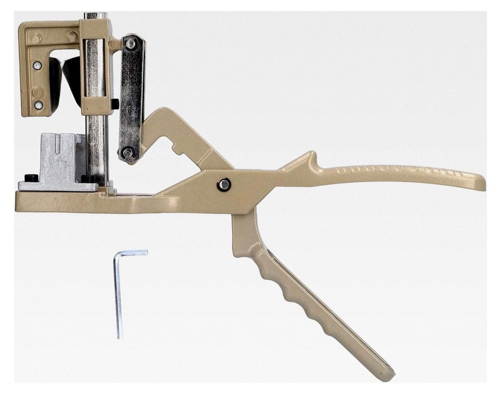 Manuelle Veredelungszange, V-Schnitt Pfropfwerkzeug aus SK5 Kohlenstoffstahl, Obstbaumschere mit 2 cm Pfropftiefe und 2 cm Schnittmundstärke