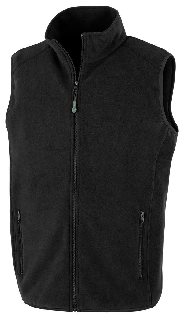 Result Genuine Recycled - Weste Fleece für Herren FK2864 (XL) (Schwarz)