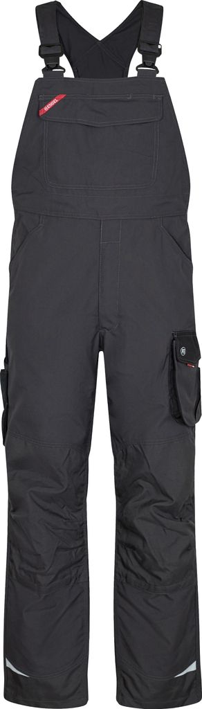 F. Engel Galaxy Latzhose, Anthrazitgrau/Schwarz, Gr. 46