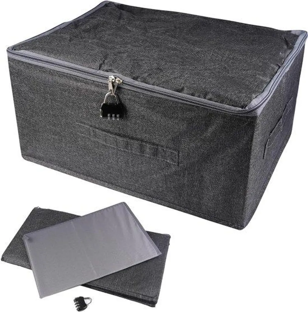 Sécurisez vos objets de valeur : Caisse pliable verrouillable et étanche