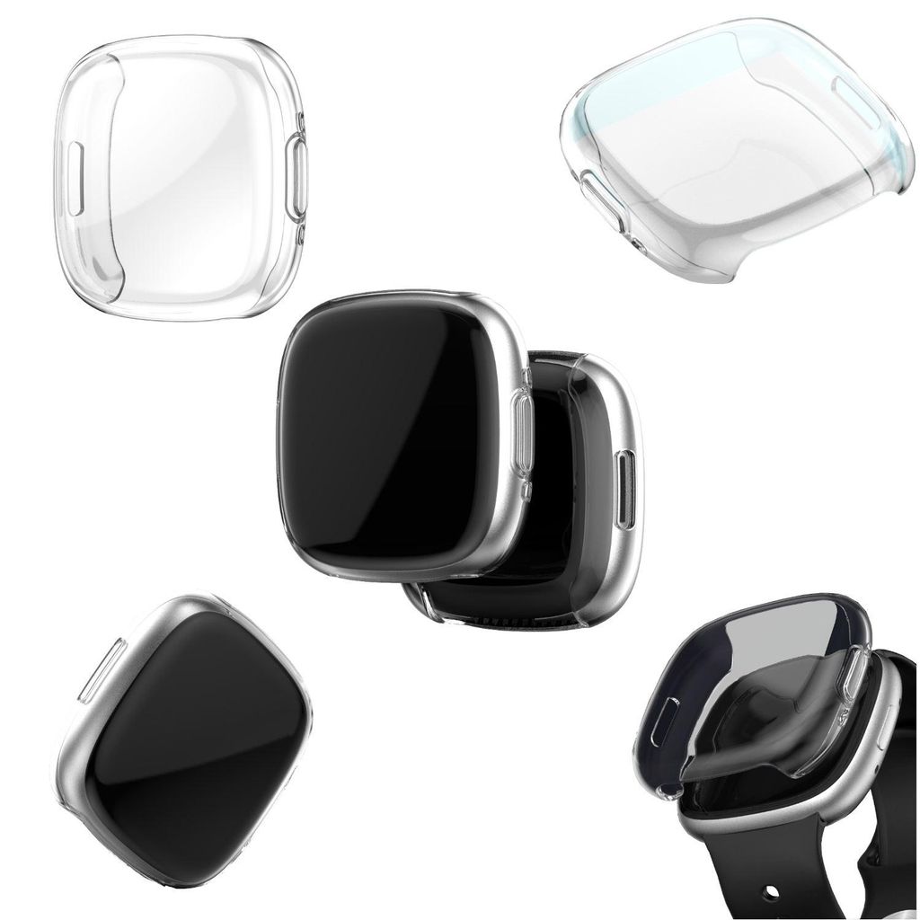 Für Fitbit Versa 4 Shockproof TPU Schutz Silikon Hülle Produktbild 
