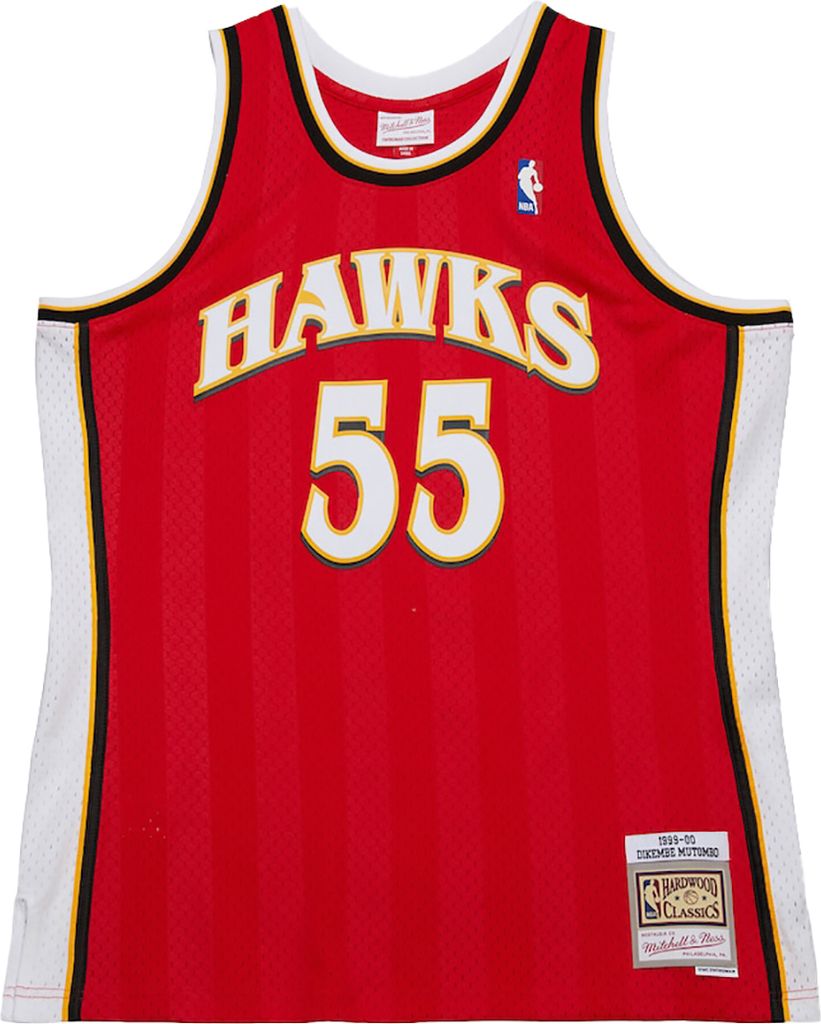 Mitchell & Ness Jersey NBA Dark Hawks 1999 Dikembe Mutombo red XXL