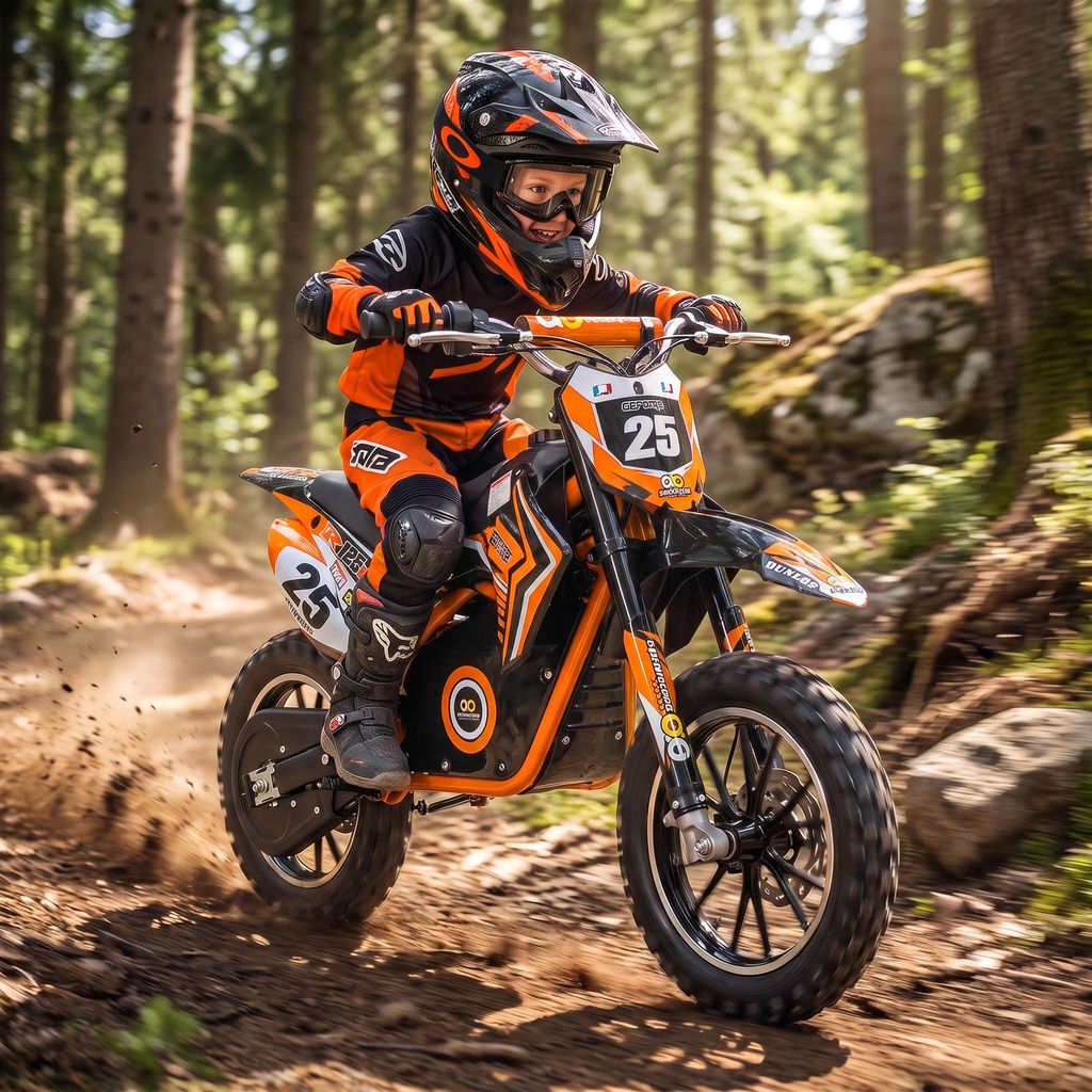 Actionbikes Motors Kinder Enduro Elektro Crossbike | 500 Produktbild  KI-generiertes Bild