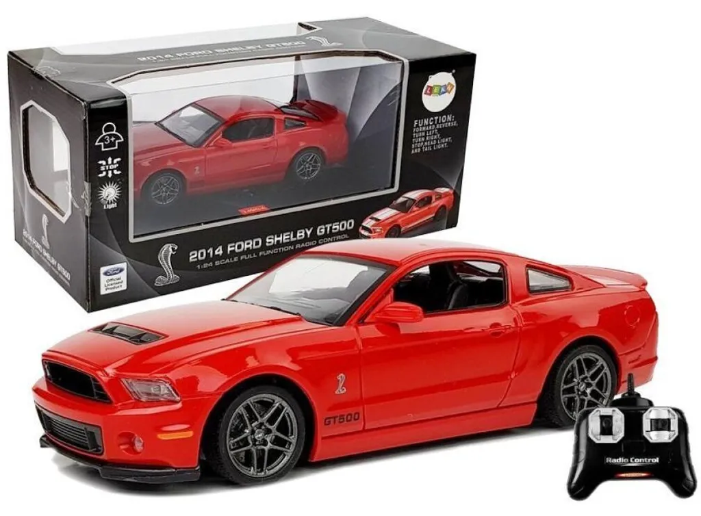 Voiture télécommandée Ford Shelby rouge 2,4 G anti-interférence RC