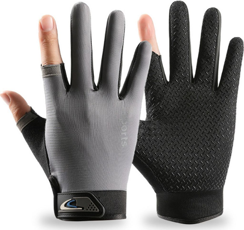 INF Fahrradhandschuhe für den Sommer im Freien für Herren Grau