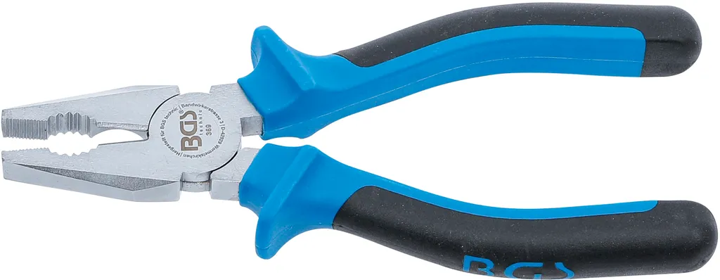Pince combinée BGS 369 acier forgé 165 mm avec manches ergonomiques