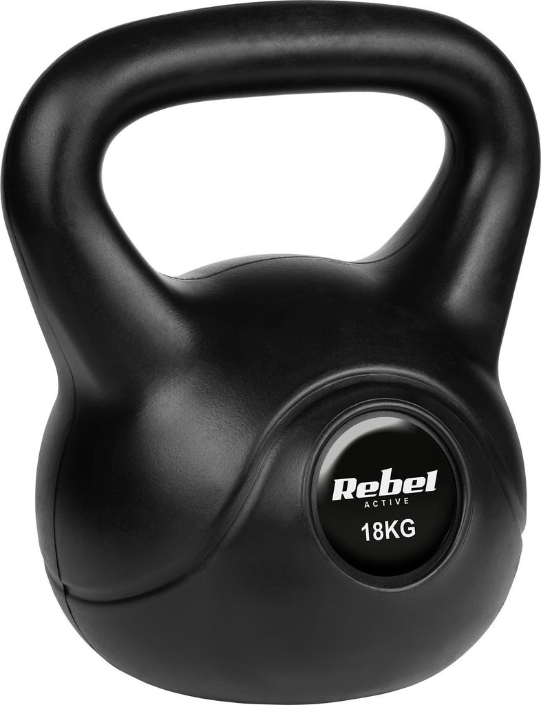 Rebel RBA-2319 Kettlebell Active 18 kg, noir Image du produit 