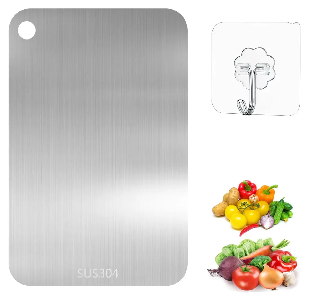 Planche à découper titane pour viande et légumes - Format gain de place