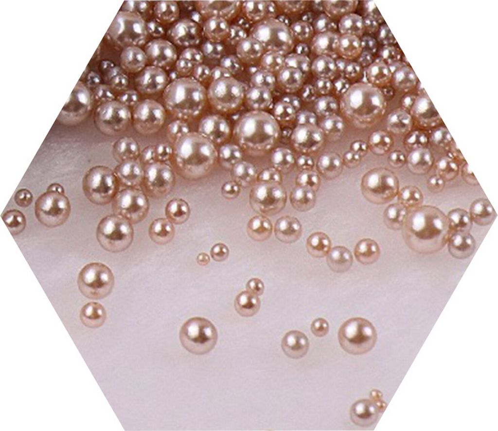 400pcs/Bag Faux Pearls Gloss DIY Multicolor Macaron Round Nail Art Stone Perlen Beauty Supplies-I