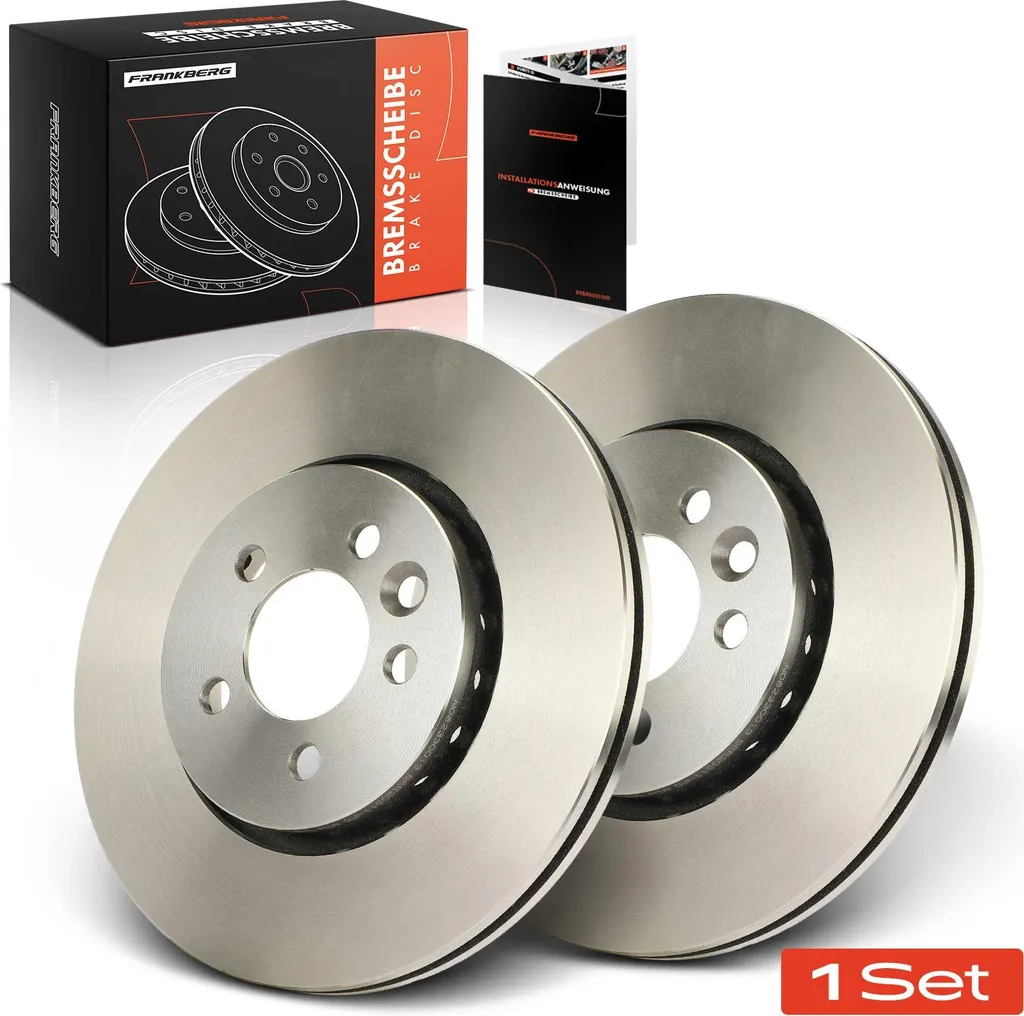 Paire de Disques de Frein Avant Ventilés pour MG 6 Stufenheck et ZT-T