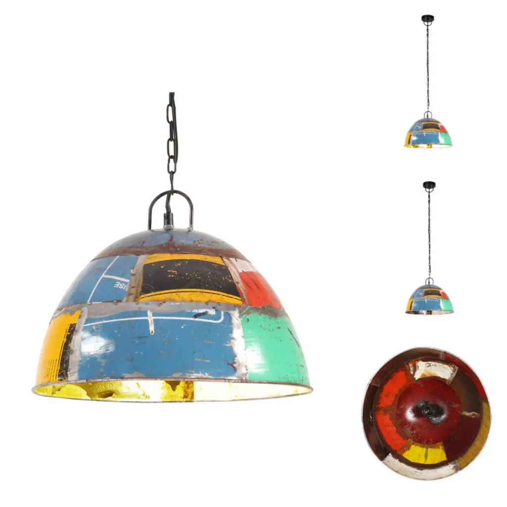 Lampadario Vintage Multicolore vidaXL 41cm Stile Industrial Loft