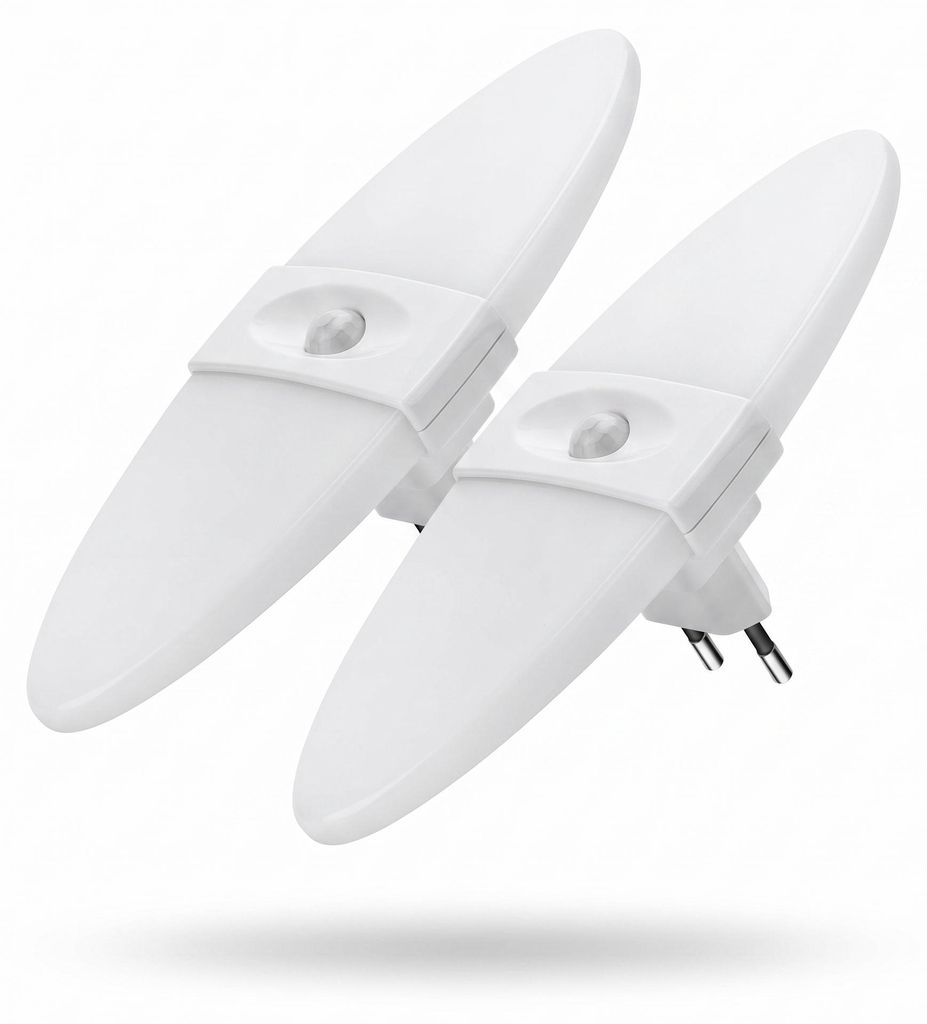 Northpoint LED Nachtlicht 2er Set mit Bewegungsmelder und Produktbild  KI-generiertes Bild