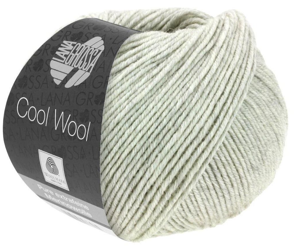 Lana Grossa - Cool Wool 0443 hellgrau meliert Produktbild 