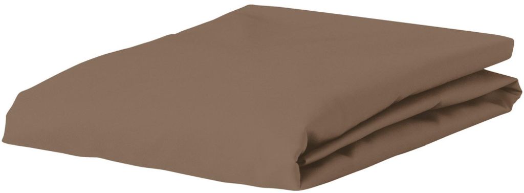 Essenza Satin Topper Spannlaken für 14cm hohe Matratzen Minte Farbe Café Noir Größe 160x200