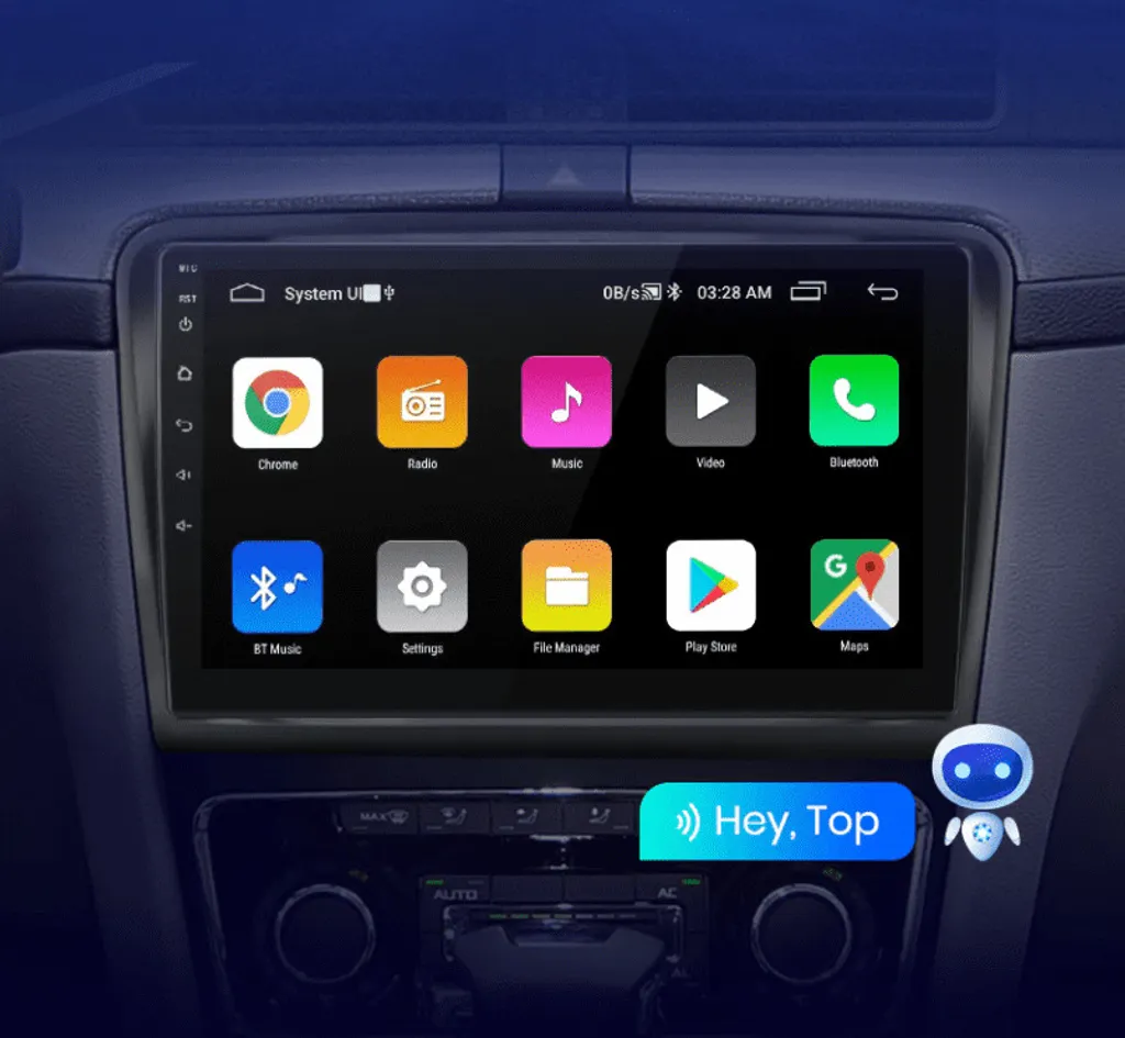 Autoradio GPS tactile 10" Skoda Superb 2 WiFi Bluetooth et Caméra Recul - 5
