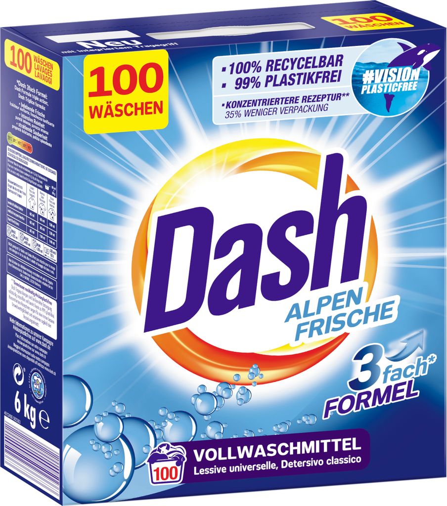 Dash Pulver Alpen Frische 100WL Produktbild 1
