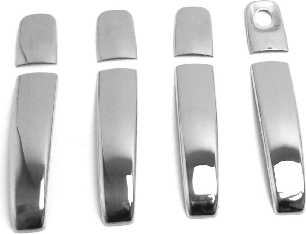 Türgriff Blende Türgriffkappen für Opel Vivaro 2001-2014 4-Tür Edelstahl 8x