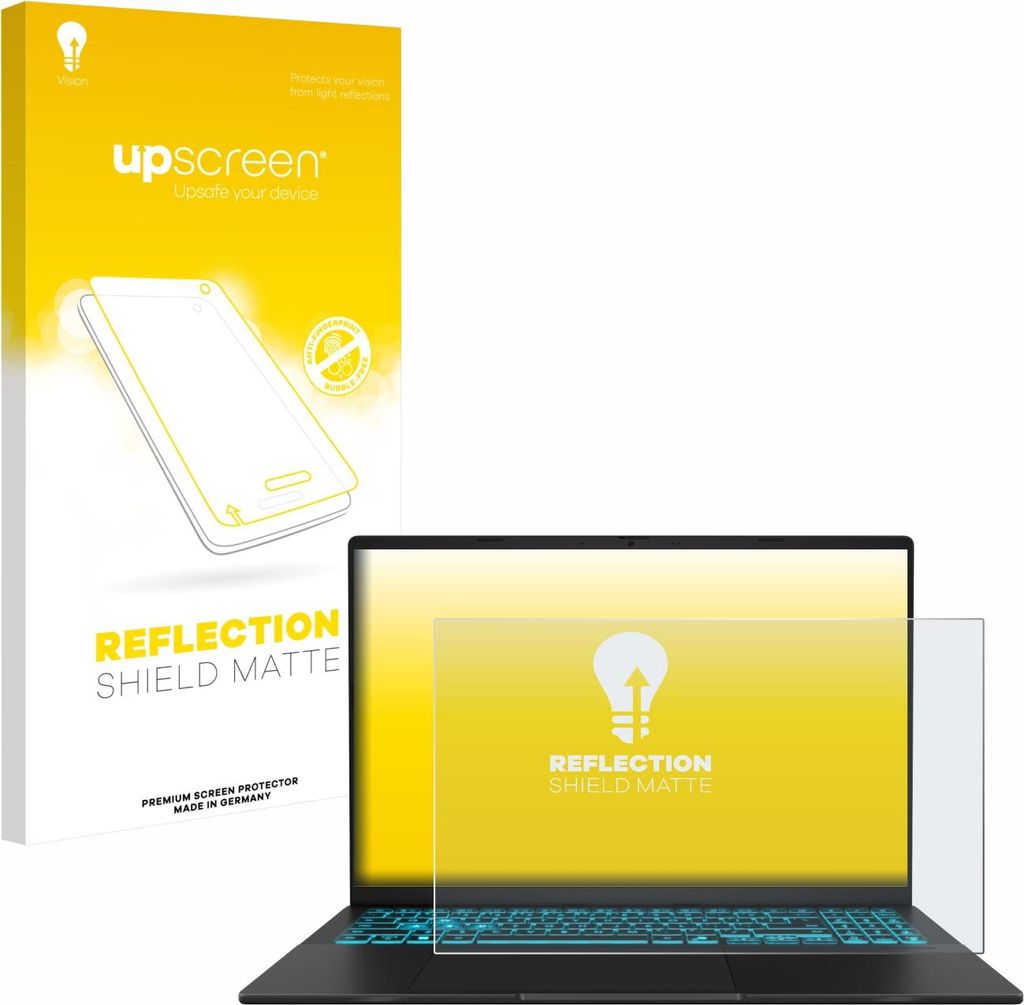 upscreen Schutzfolie für ASUS V16 V3607 Displayschutz Displayschutzfolie Folie Matt Entspiegelungsfolie