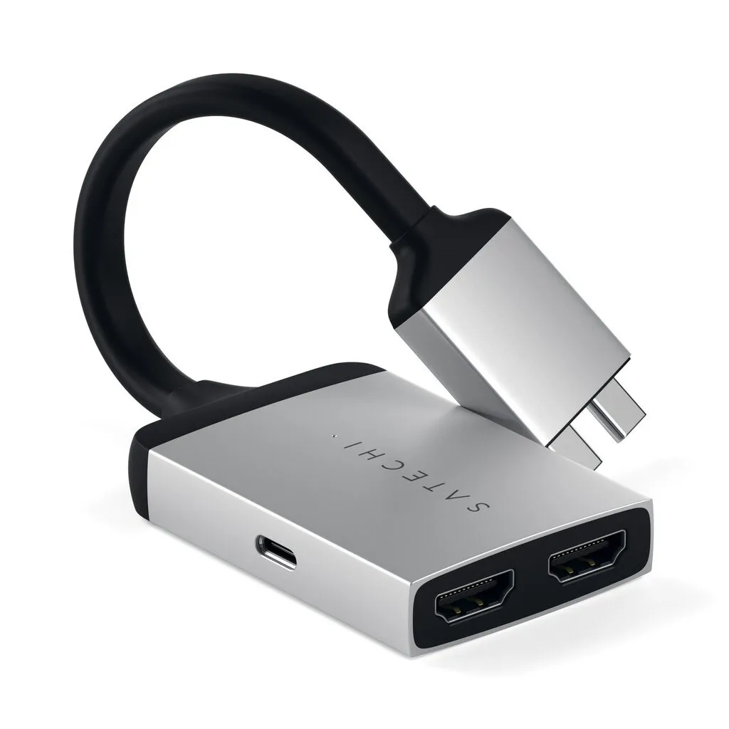 Adaptateur Double Écran HDMI pour Télétravail Satechi USB-C ST-TCDHAS 4K - 2