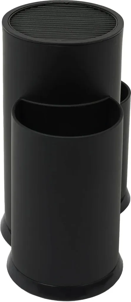 Ceppo Coltelli Vuoto 3 in 1 Nero | L'Essenziale per il Vero Cuoco - 6