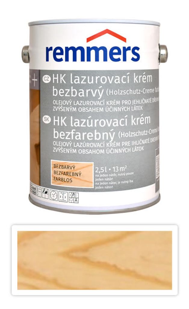 Remmers Krém na ochranu dreva bezfarebný 2,5 l Obrázok produktu 