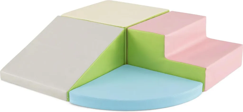 Blocs de jeu géants en mousse rose lot de 4 éléments souples et sûrs