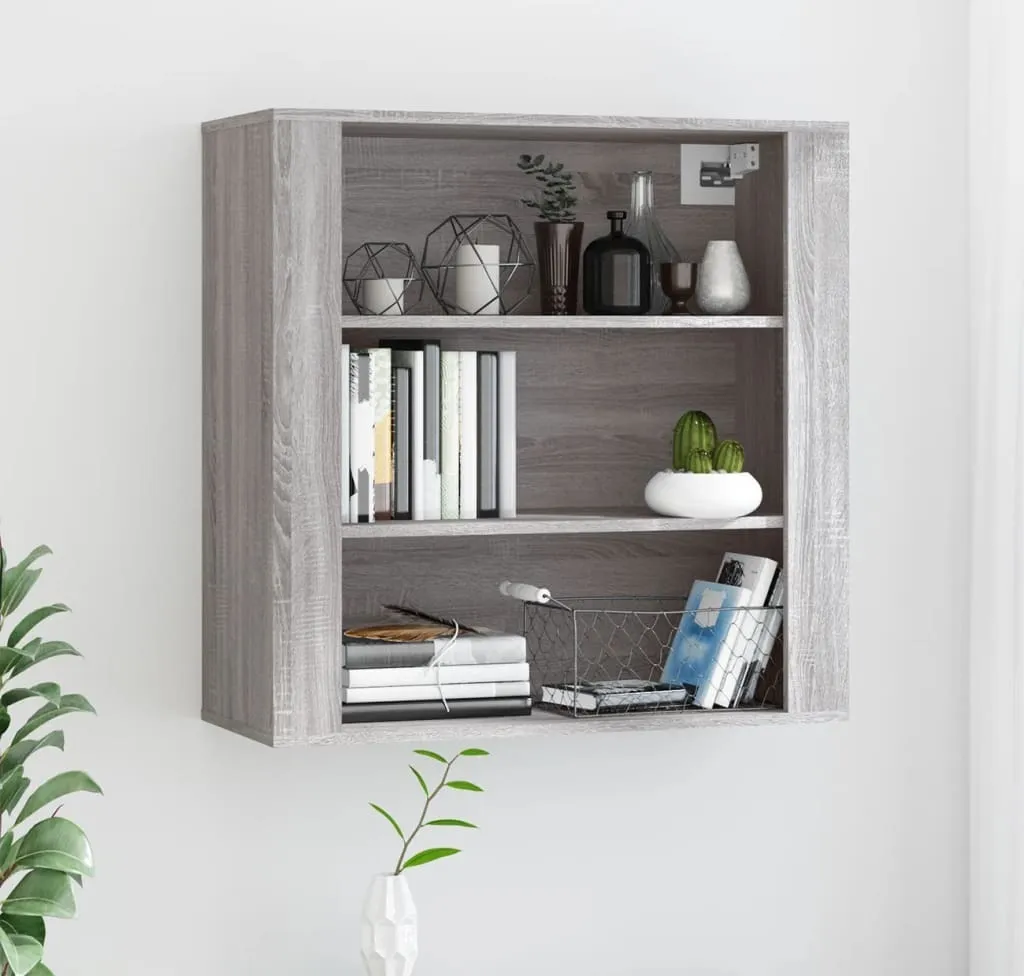 Novità! Armadio Muro 80cm Grigio Sonoma Best Möbel Cloris - Spazio Extra