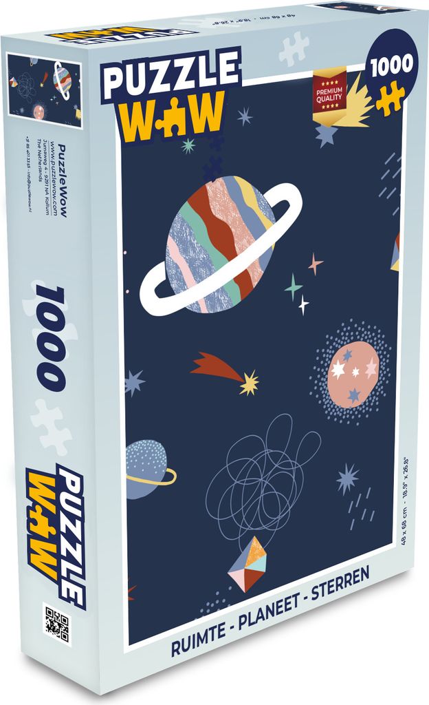 MuchoWow Puzzle 1000 Teile Weltraum - Kinder - Sterne - Spielzeug - Alt und Jung - Spiele - Puzzeln