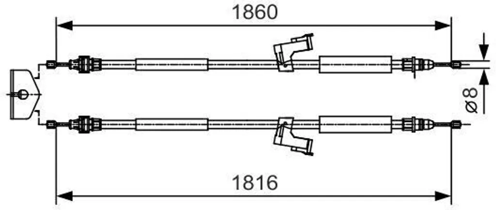 Câble de frein à main pour Volvo V50 et S40 : sécurité garantie