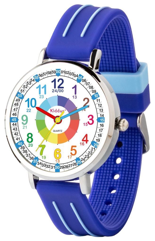 Kiddus Lernuhr Kinder, Analoge Armbanduhr ab 5 Jahren, Produktbild 