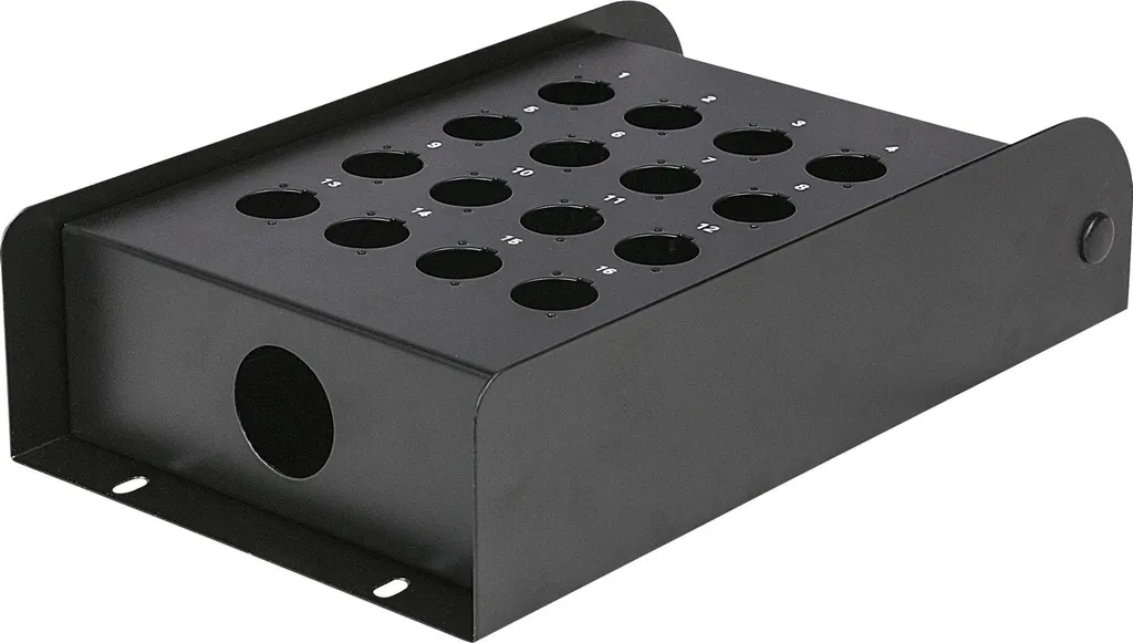 Boîtier de scène vide DAP 16 trous en acier robuste anti-choc