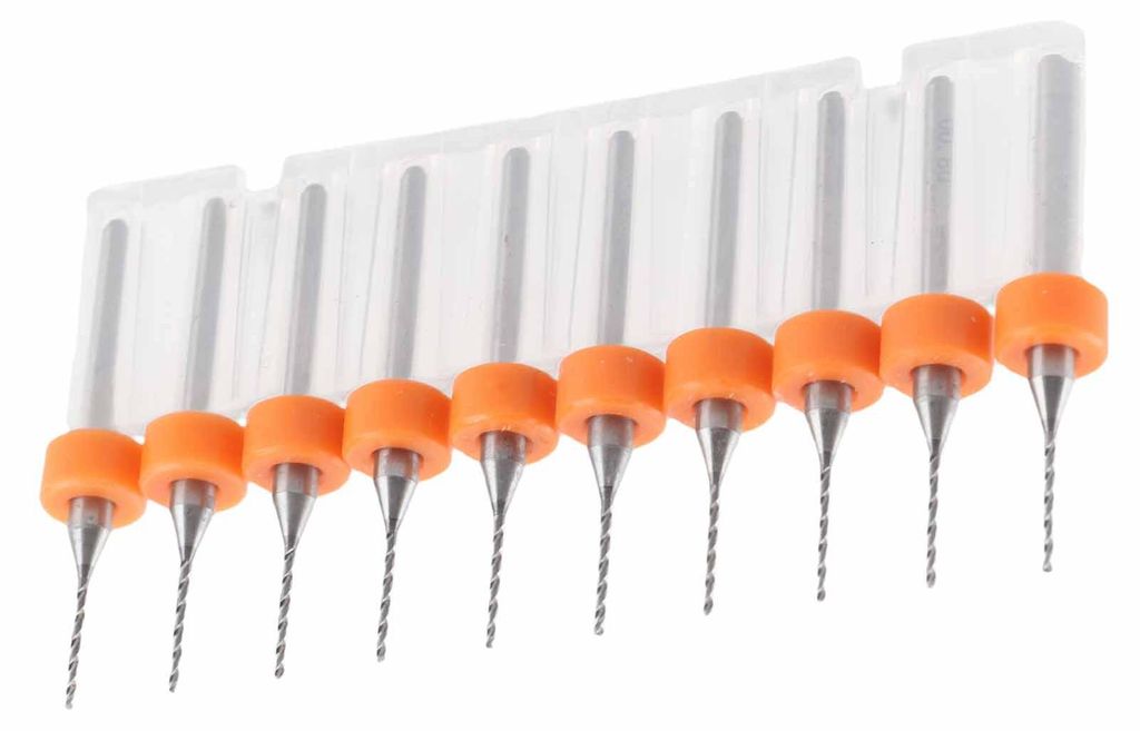10-teiliges Mini-Bohrerset für Holzarbeiten, Uhren und Handy-Reparatur, 0,8 mm