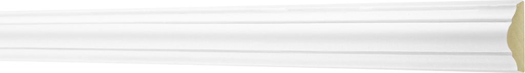2 Meter Flachleiste 25x15mm - Stuckleiste aus Produktbild 
