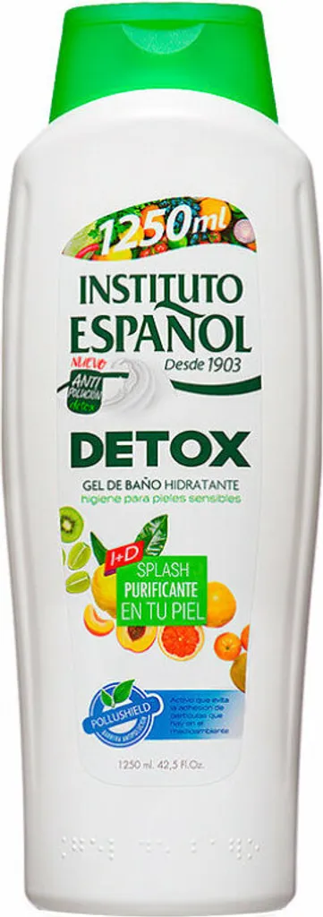 Gel Douche Detox 1250ml Instituto Español Formule Anti-Pollution