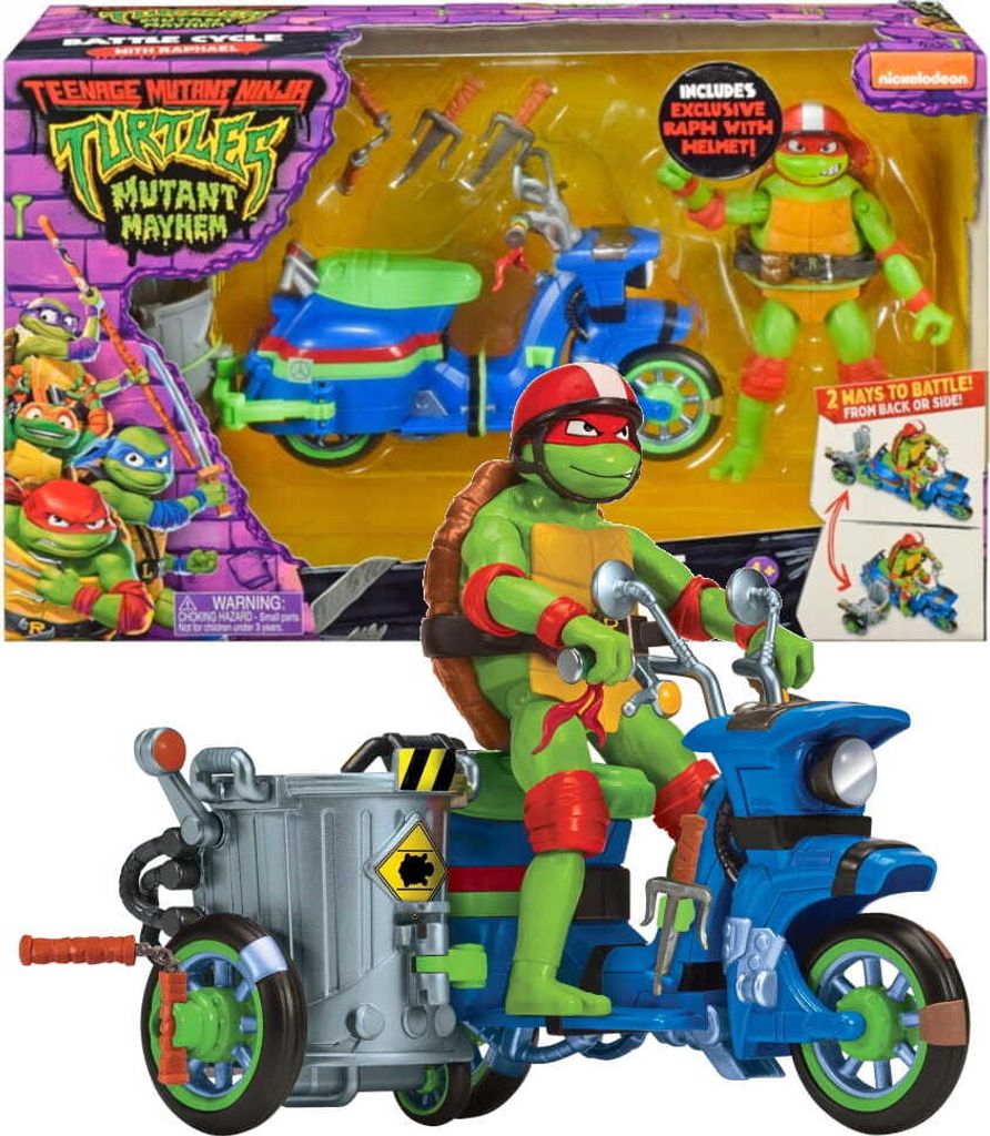 Teenage Mutant Ninja Turtles Turtle Cycle Mit Sidecar & Produktbild 