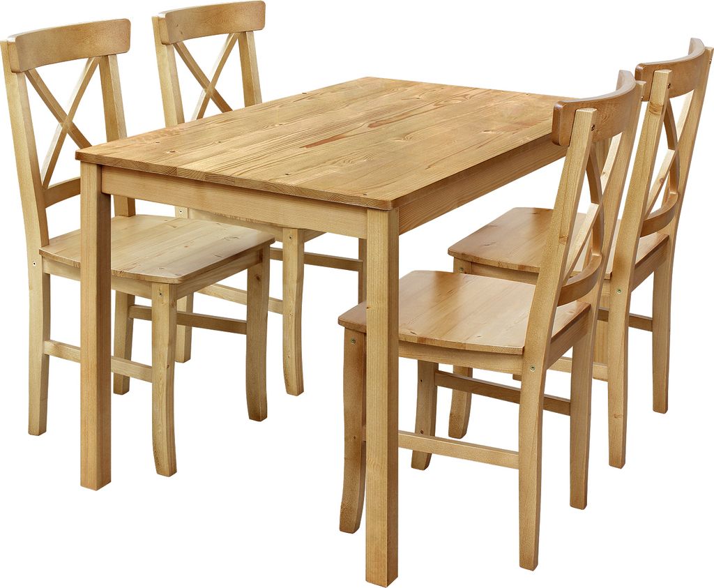 Stůl + 4 židle 8845A antik Obrázek produktu 