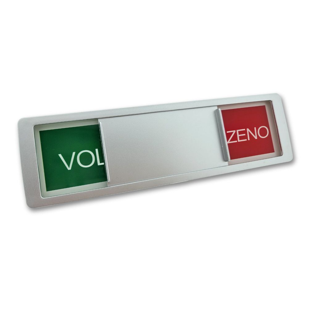 Posuvná cedule CombiCraft s "Volno-Obsazeno" ve stříbrné Obrázek produktu 2