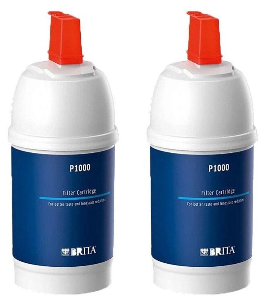 Brita P 1000 Filterkartusche für Küchenarmaturen, 12 Monate, gegen Kalk, Chlor, Blei & Kupfer