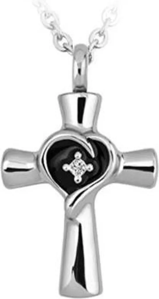 Collana Porta Ceneri Argento Platino - Elegante Gioiello Commemorativo