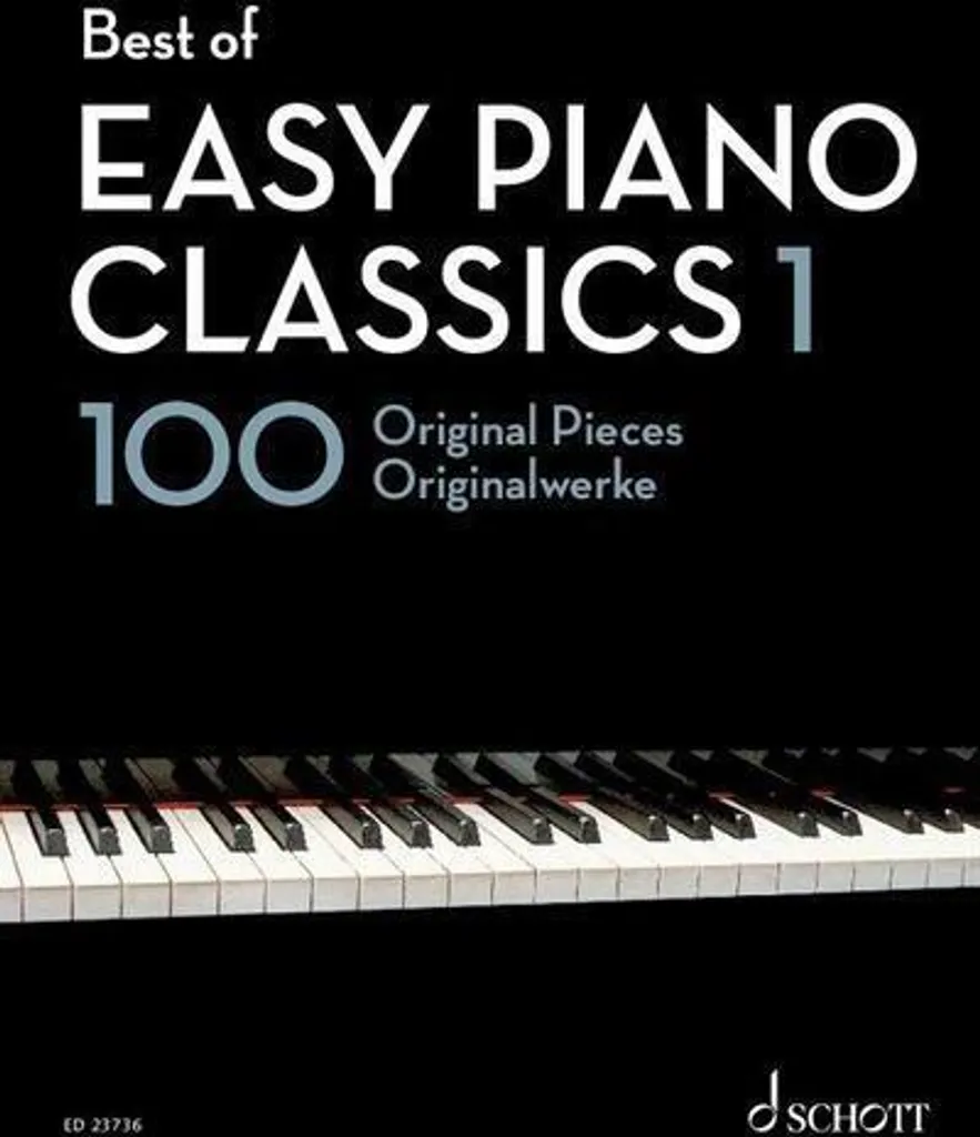 Livre de partitions piano classique facile - Volume 1 Best of Classics
