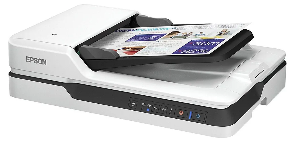 Epson DS-1660W Scanner A4 ultra rapide avec Wi-Fi et interface USB 3.0 - 3