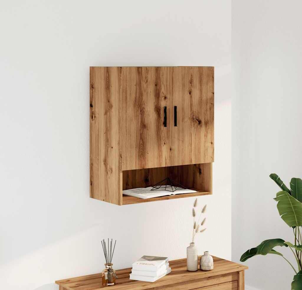 "im Sonderangebot"Vitrinenschrank Moderner Look - Wandschrank für Toilettenartikel, Bücher - Artisan-Eiche 60x31x70 cm Holzwerkstoff DEMöbel 194...