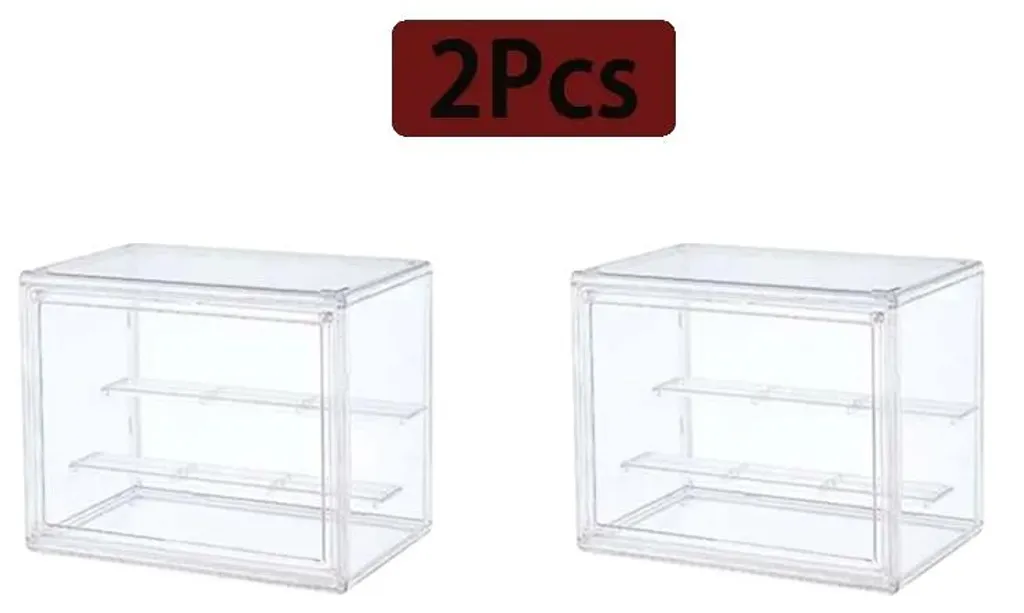Organiseur de rangement contre le désordre et l'humidité - Lot de 2 gris