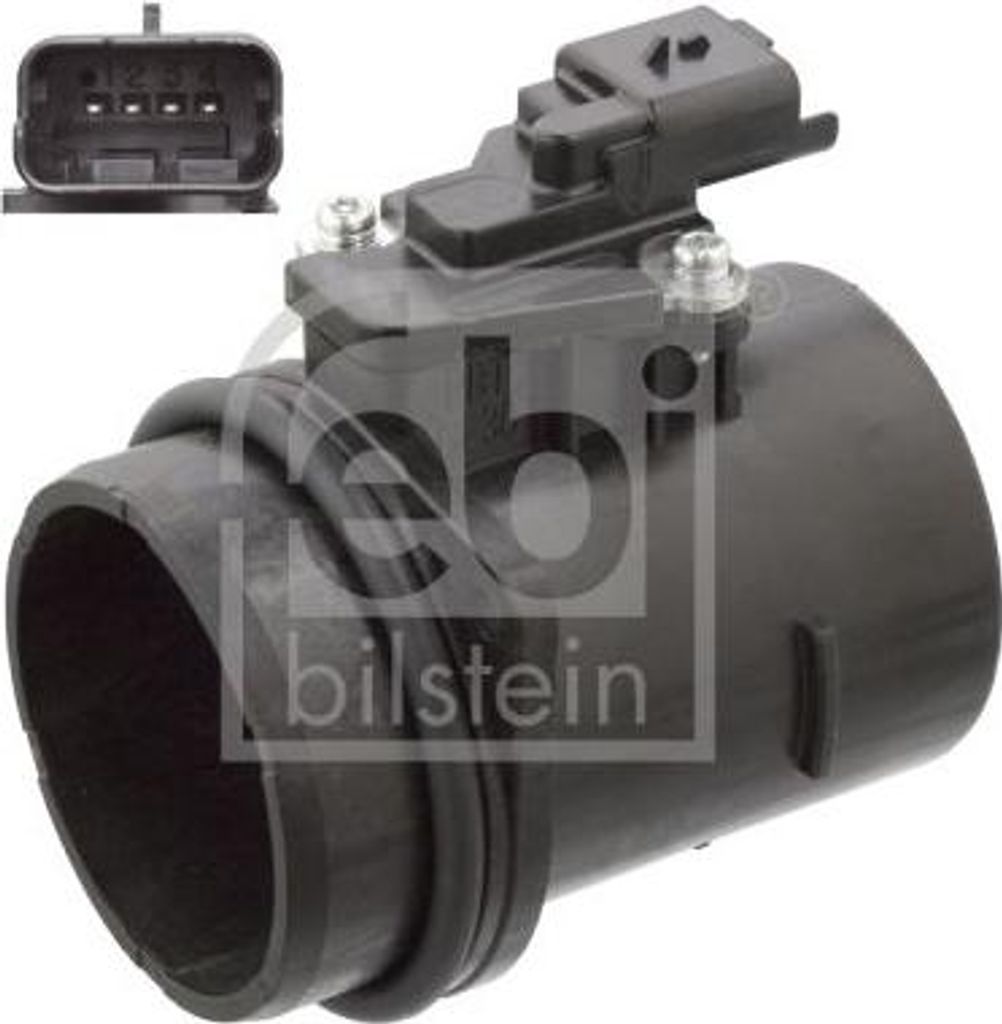 FEBI BILSTEIN 105846 Luftmengenmesser OE 1920RA kompatibel mit Sprinter, Verada, Elantra, Stream, Insignia, A6 4G, 5er E60, 350 Z, Partner, Expert,...