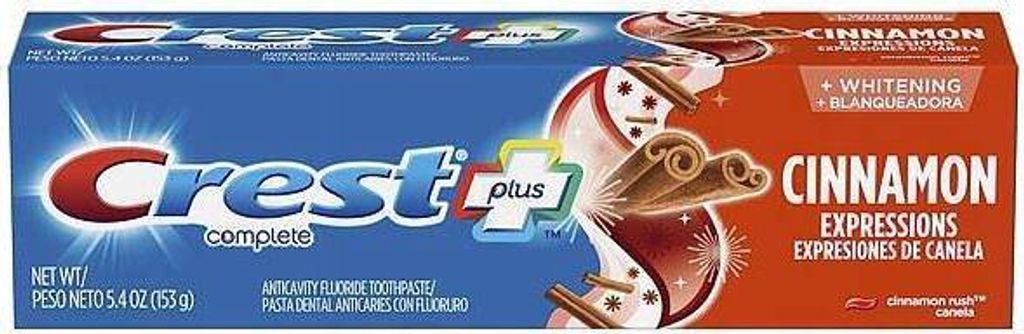 Crest | Whitening Zahnpasta , Zimt Zahnpasta, Zahnpasta mit Produktbild 